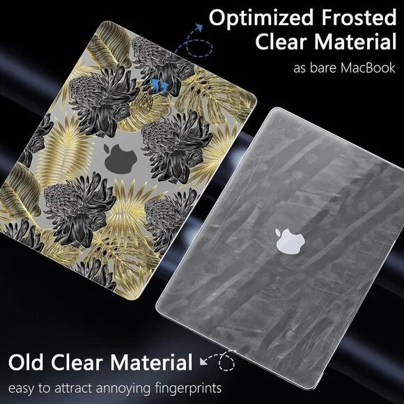 MacBook Air 13.6 Case M4/M3/M2 2025/2024/2022 A3240 A3113 A2681 Tropical Palm - Picture 7 of 8